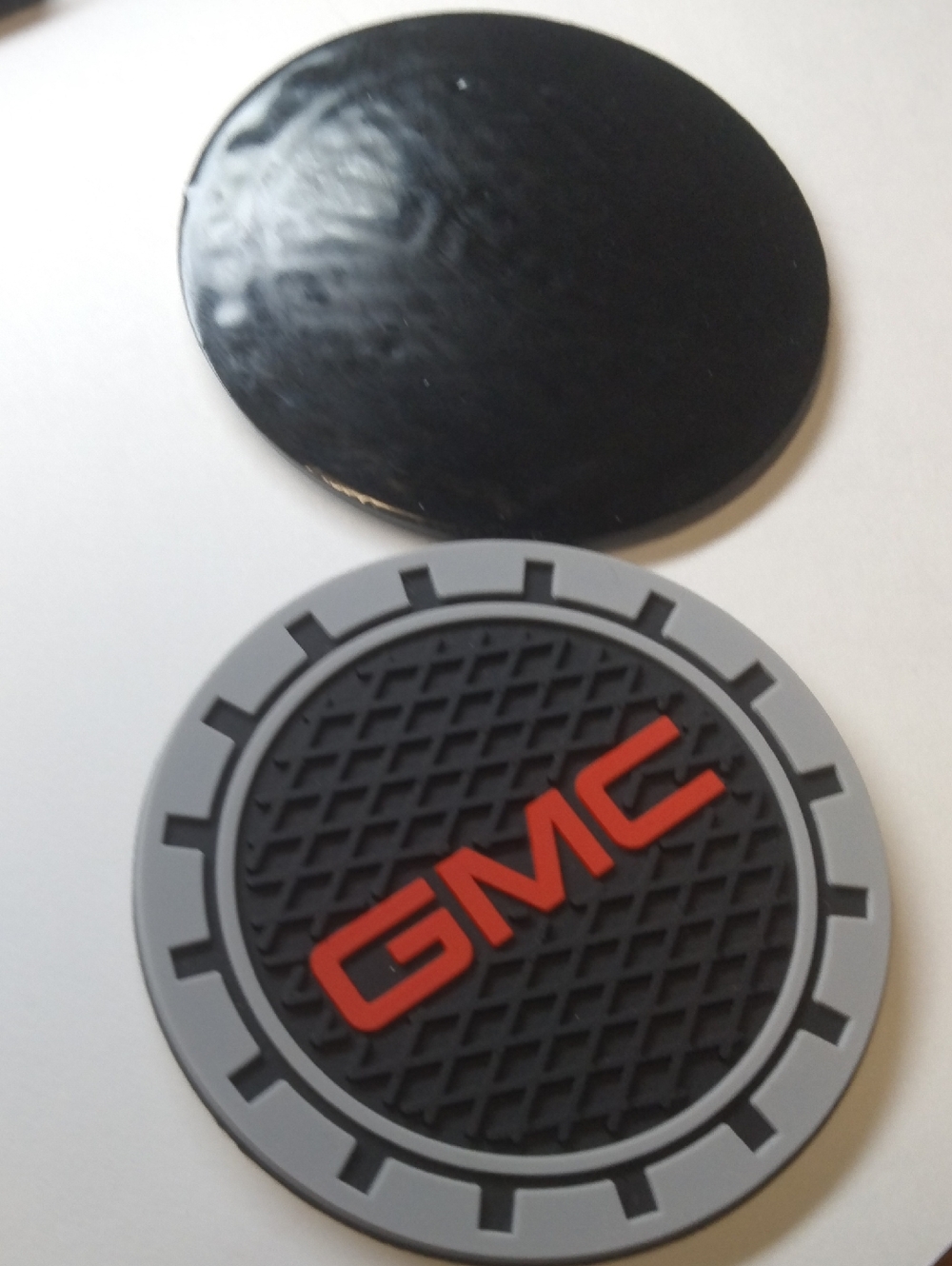 🚗 GMC Car Coasters 2 Pack & 4 GMC Stem Caps NWT - Picture 7 of 8